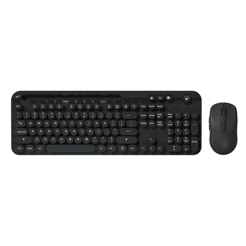 Bluejw Popular Colorful Retro Wireless Gaming Keyboard and Mouse Combo - 2.4G Ergonomic Design - Image 4